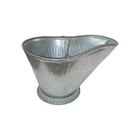Galvanized Coal Scuttle   Ash Bucket