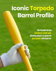 2 Torpedo Plastic Baseball Bat Set For Backyard Game - 32 In   9 Oz
