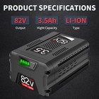 3 5ah Battery For Briggs   Stratton Snapper Xd 82volt Cordless Bsb3ah82 Bsb2ah82