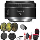 Canon Rf 50mm F 1 8 Stm Lens W  3-piece Filter Kit Bundle