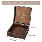 Aw Bridal Wedding Keepsake Box For Memories  Engraved Wooden Decorative Box  Bri