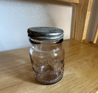 Rare Vintage Purple Glass Bottle With Working Tin Screw Cap 1800 s