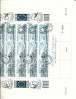 Mali Large 1975 Air Revolution Sheets Used X 2  au10508 