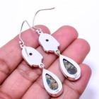 K2 Blue Azurite - Pakistan 925 Sterling Silver Earring 2 34  E_9294_232_33