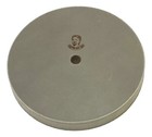 6   3 4  Width  Leather Honing Wheel - Fits 1 2  Arbor - Buffing Compound Incl