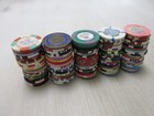 100 Casino Gaming Poker Chip Lot Las Vegas  1 New   Used Chipco Paulson Clay