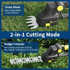 Cordless Hedge Trimmer 20v Handheld Rechargeable Grass Trimmer   Hedge Shears