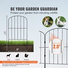 Garden Fence 24in h  X30ft l  Decorative Garden Fencing Panels 28 Pack