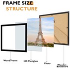 2 Packs 8x8 Picture Frame Black  Engineered Wood 8 X 8 Photo Frame  8 By 8 Photo