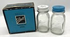 Mini Ball Mason Jar Salt   Pepper Shakers Set    vintage Style Glass W  Lids