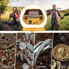 Lcd Metal Detector Waterproof Gold Digger Deep Sensitive Hunter Coil Searcher