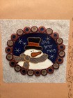 Pattern Snowman Love Never Melts Wool Felt Penny Rug New Sew Unique Creations