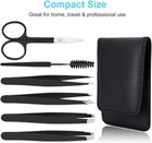Tweezers   6 1 Pcs  Tweezer Kit  Professional Tweezers Set  Eyebrow Tweezers  Tw