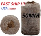 50mm Jiffy Peat Pellets  Fast Ship Sold Sets Of 10 25 50 100 486 Seed Starting