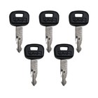 5pcs Skid Steer Track Loader Mini Excavator Ignition Key Kubota 459a With Logo