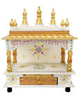 Indian Wooden Temple Puja Mandir Pooja Stand For Home And Office Wall Mandir 