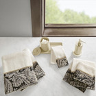 Aubrey 100  Cotton Luxurious Bath Towel Set Highly Absorbent  Quick Dry  Jacquar