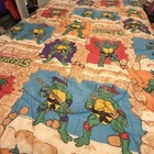 Vintage 1988 Teenage Mutant Ninja Turtles Twin Size Comforter Only Tmnt 83x57