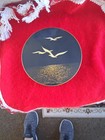 Vintage Otagiri    seagull    Lacquerware Coaster Set With Lidded Box