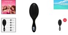 Detangling Brush For All Hair Types - Classic Black With Soft Bristles
