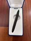 Fisher Space Pen Black Metal Ballpoint Pen With Blue Presentation Box