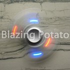 Led Torqbar Spinner Fidget Spinner Gyro Figet Desk Toy Focus Edc Adhd   usa   silver