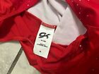 Gk Elite Red Stars Child Large Girls Gymnastics Leotard 