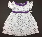 American Girl Kirsten Midsummer Summer Purple Polka Dot Dress Ag Tag Retired Euc