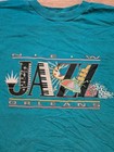 Vintage New Orleans 1993 Jazz Heritage Festival Single Stitch Shirt Teal L Usa