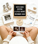 Pregnancy Announcement  Baby Announcements Ideas Set Include Announcement