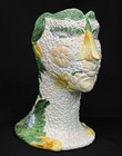 Vtg 1960s Surreal Pottery Face Jug Vase Majolica Sculptural Art Bust Ab Italy