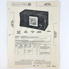 1955 Trav-lr Clock Radio 55c42 Wire Schematic Repair Manual Sam   s Photofact