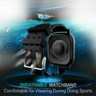 Waterproof Silicone Band Strap full Case For Apple Watch Series 6 5 4 se 44mm