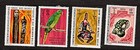 French Colonies New Hebrides Stamps 174 185 - Birds Seashells - 1972 Mnh Bkn