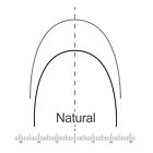 100pcs Dental Orthodontic Niti Arch Wire Natural Form Arches Round Rectangular