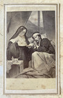 Civil War Battle Of Vicksburg Wounded Union Soldier W rsm Nun Cdv 1864 Cdv Photo