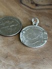 1800   s Love Token Fancy Engraved Js Sj Silver Coin Us
