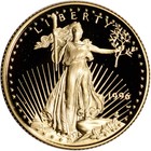 American Gold Eagle Proof 1 4 Oz  10 - Coin In Ogp - Random Date