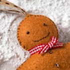 Corinne Lapierre Felt Craft Mini Kit Gingerbread Man From Felt Mkman1f