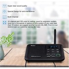 Wuloo Fm Wireless Intercom System 3pk Stations 22 Channel Lcd Display Vox