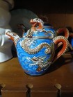 Vintage Japanese Dragon Moriage Tea Set  3 Piece  Lusterware Dragonware