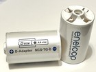 Sanyo Eneloop Aa To D-size Adapters spacer  Pack Of 2  2 D-size Battery Adapters
