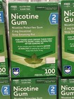 Nicotine Gum 2mg Cool Mint Flavor 100 Pieces X 6 Boxes Exp Jan 2027
