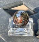 Seymchan Pallasite Meteorite Sphere   15 Mm