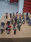 Lot Of 17 Maisto Harley-davidson 1 18 Scale Die   cast Motorcycles     Mixed Models 