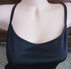 Lane Bryant Black Stretchy Poly Dressy Layer Camisole Top  Sz 22 24w Bust To 52 