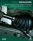  Rear Left And Right Cv Axle Shaft Assembly Fit For Mercedes-benz Models 