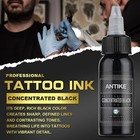 Antike Black Tattoo Ink 1oz Pro Tattoo Ink Concentrated Black 30ml Usa Standard 