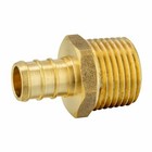 100 Pcs 1 2  Pex X 1 2  Male Npt Threaded Adapters Crimp Fittings  lead-free 
