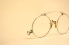 Antique Silver Oxford Pince Nez Eye Glasses Vintage Eyeglasses